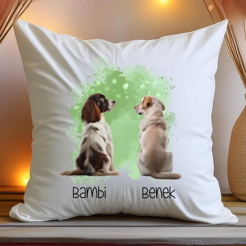 Poduszka personalizowana z psem #45