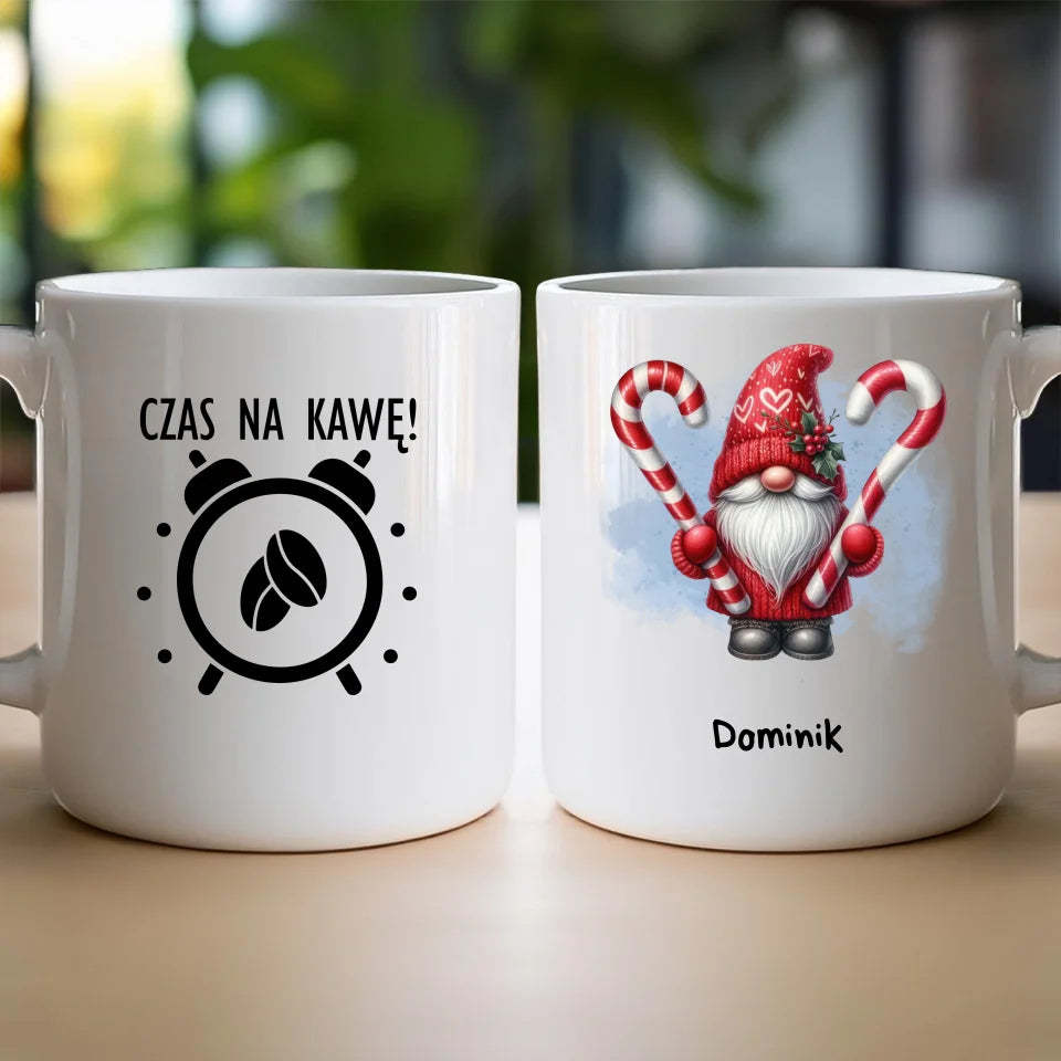 Kubek personalizowany świąteczny Gnom #100