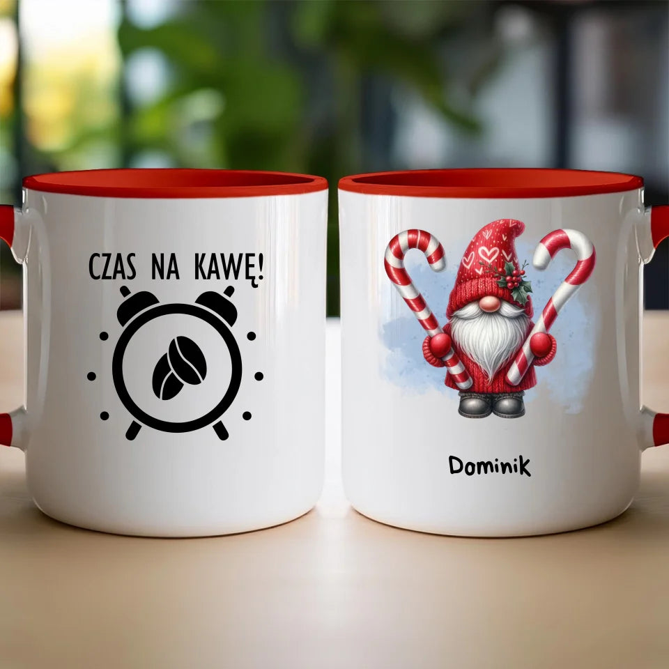 Kubek personalizowany świąteczny Gnom #100