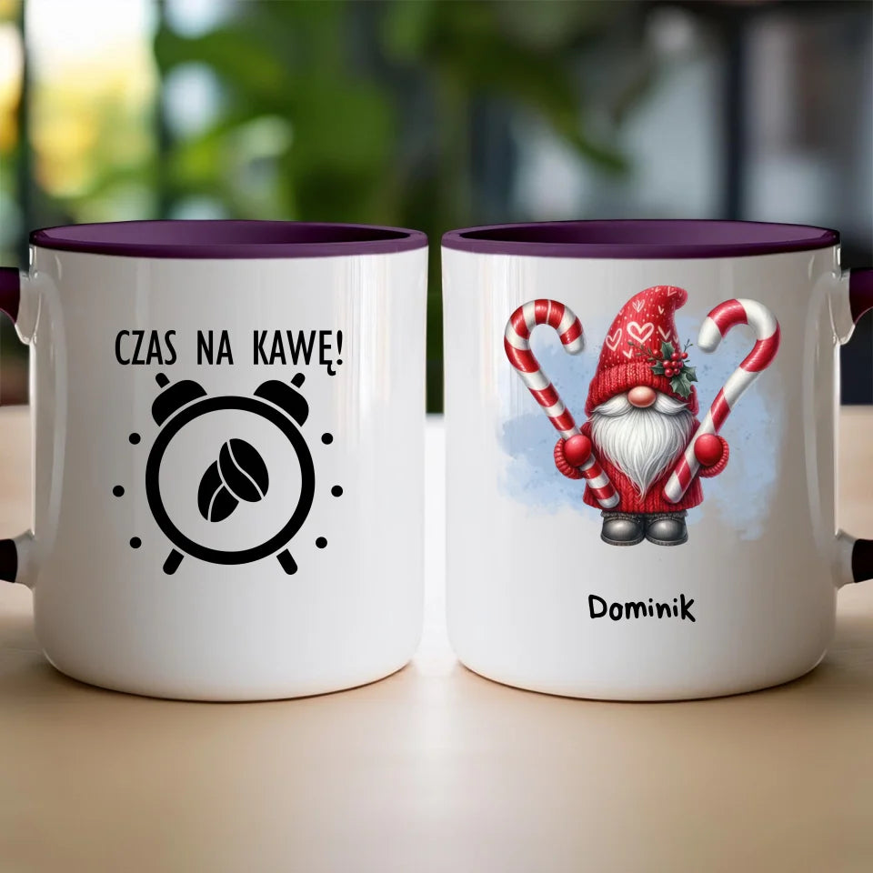 Kubek personalizowany świąteczny Gnom #100