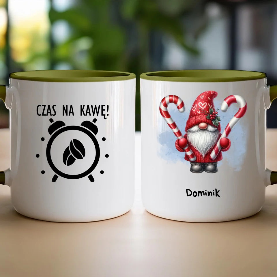 Kubek personalizowany świąteczny Gnom #100