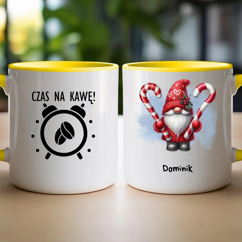 Kubek personalizowany świąteczny Gnom #100