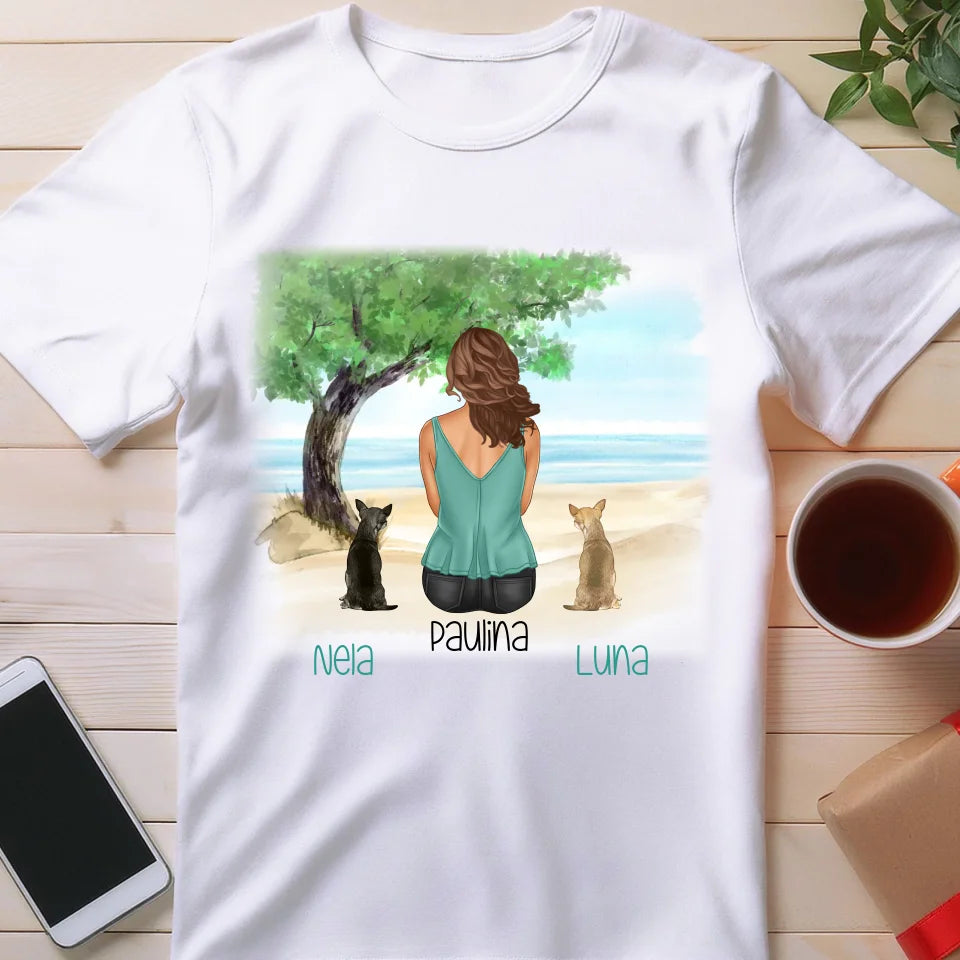 Koszulka personalizowana dla Kobiety - psy i koty #519