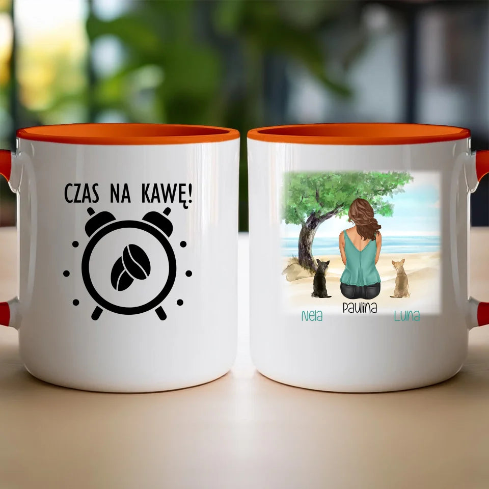 Kubek personalizowany dla Kobiety - psy i koty #519