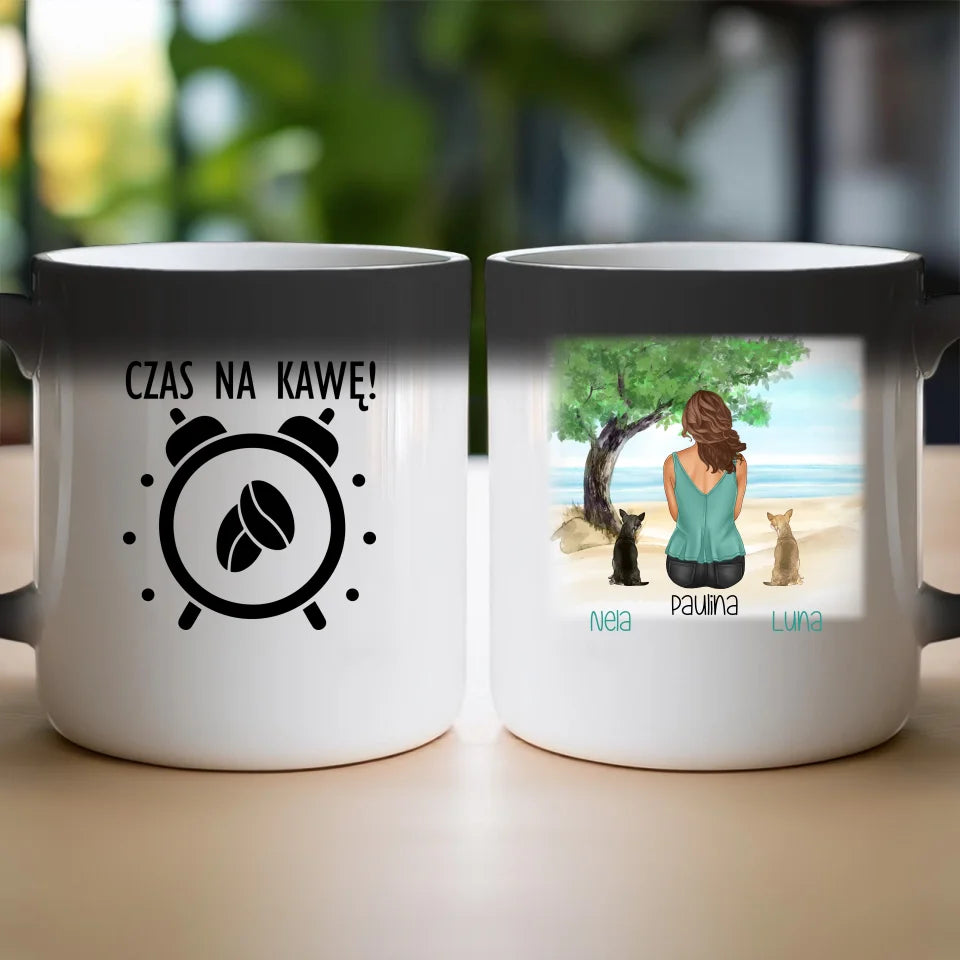Kubek personalizowany dla Kobiety - psy i koty #519