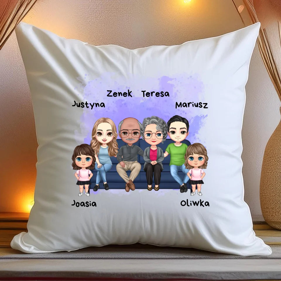 Poduszka personalizowana dla rodziny #827