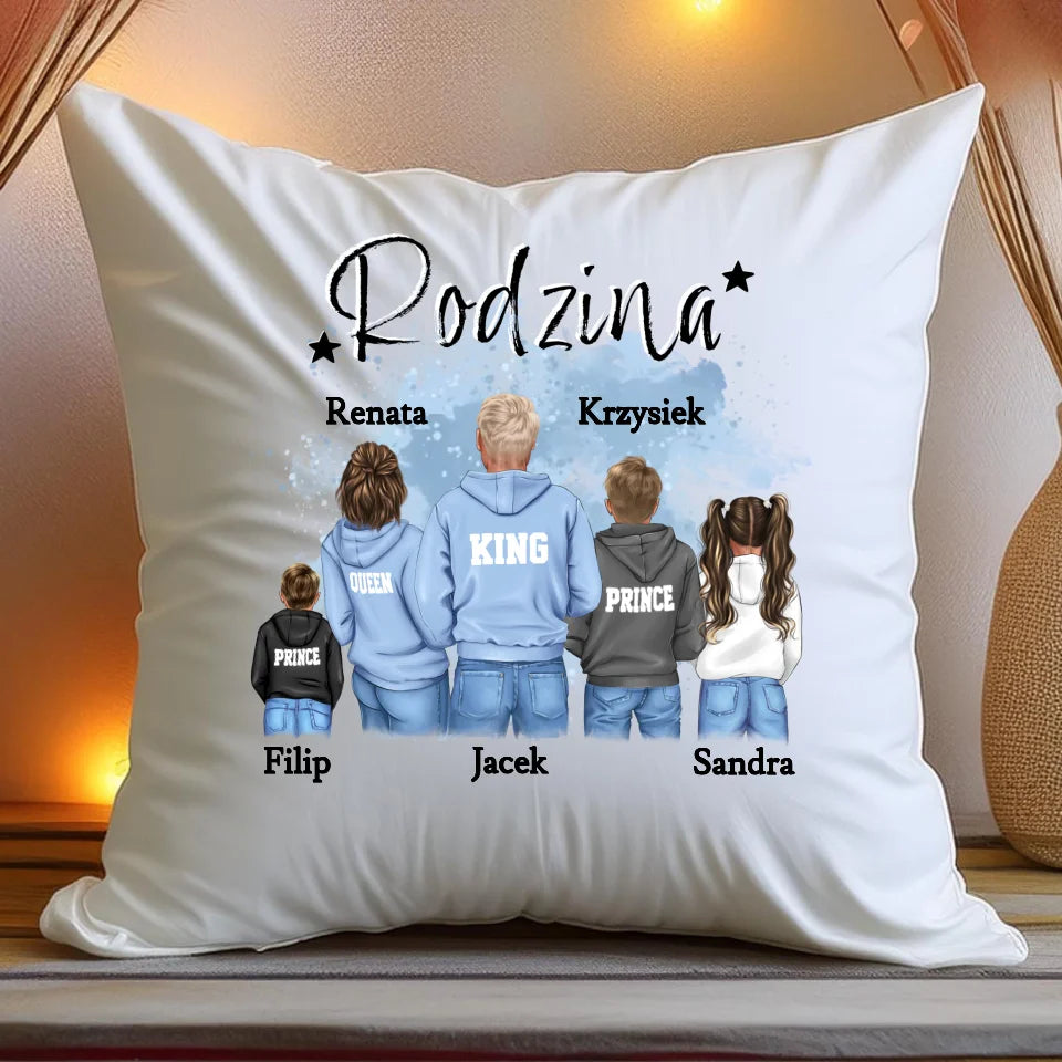 Poduszka personalizowana dla rodziny #835