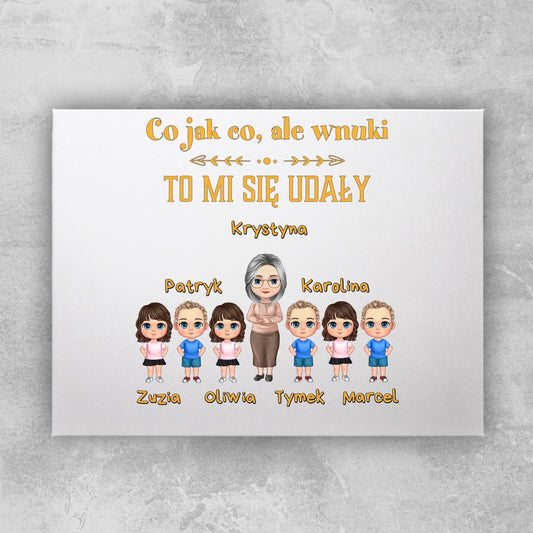 Obraz personalizowany dla babci #250