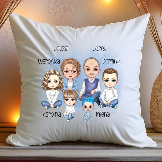 Poduszka personalizowana dla babci i dziadka #604