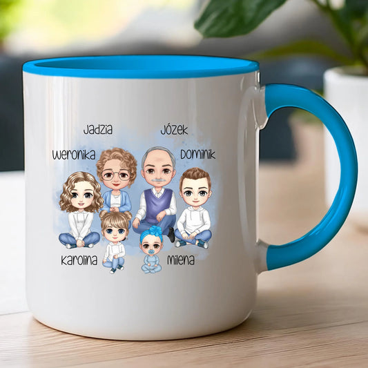 Kubek personalizowany dla babci i dziadka #604