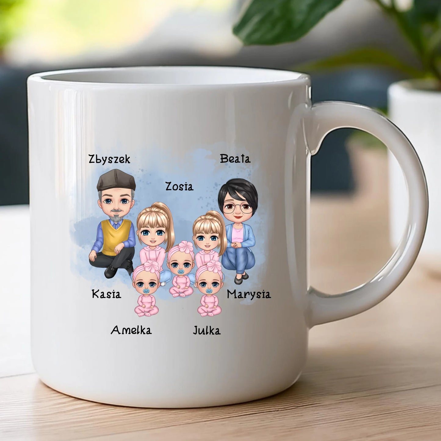 Kubek personalizowany dla babci i dziadka #600