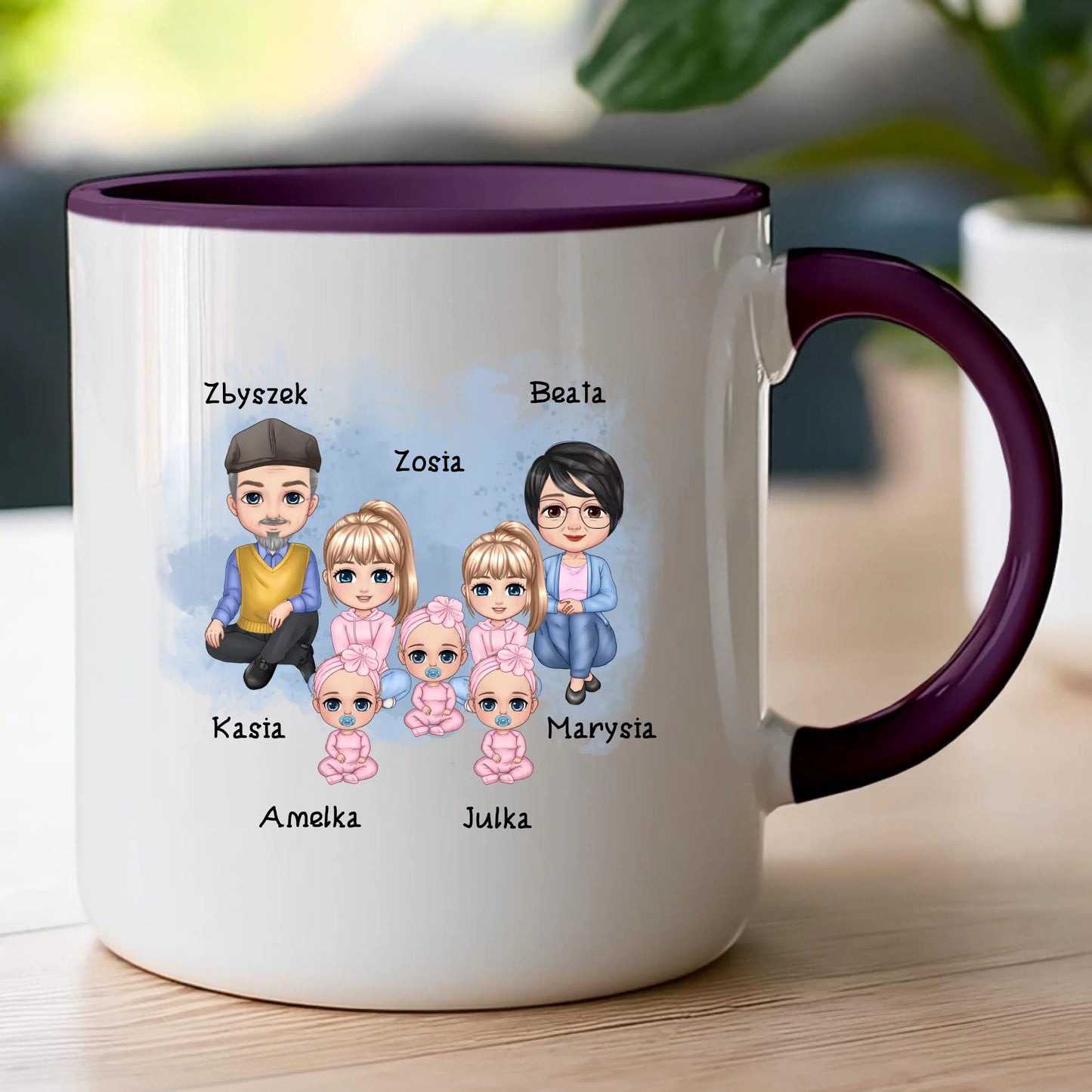 Kubek personalizowany dla babci i dziadka #600