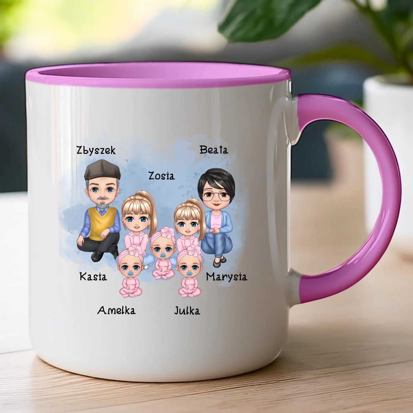Kubek personalizowany dla babci i dziadka #600