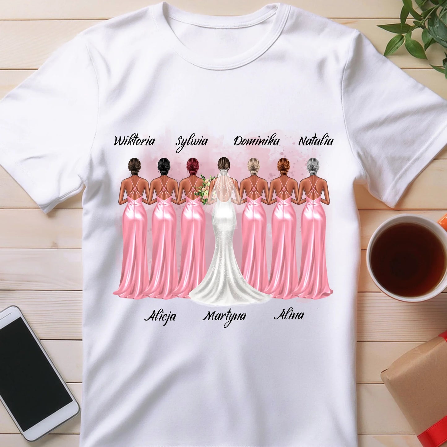 Koszulka personalizowana dla przyjaciółek - ślub #143