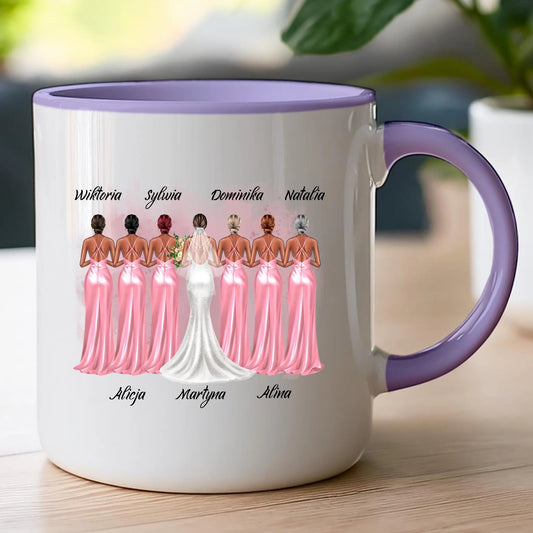 Kubek personalizowany dla przyjaciółek - ślub #143