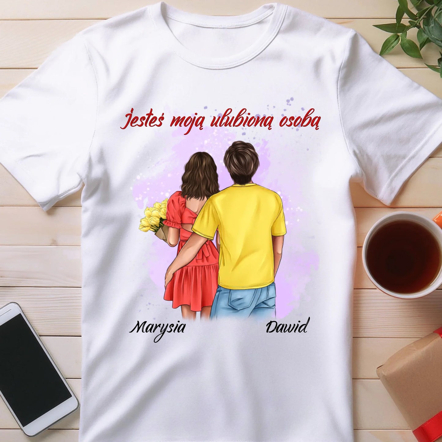 Koszulka personalizowana dla par #54