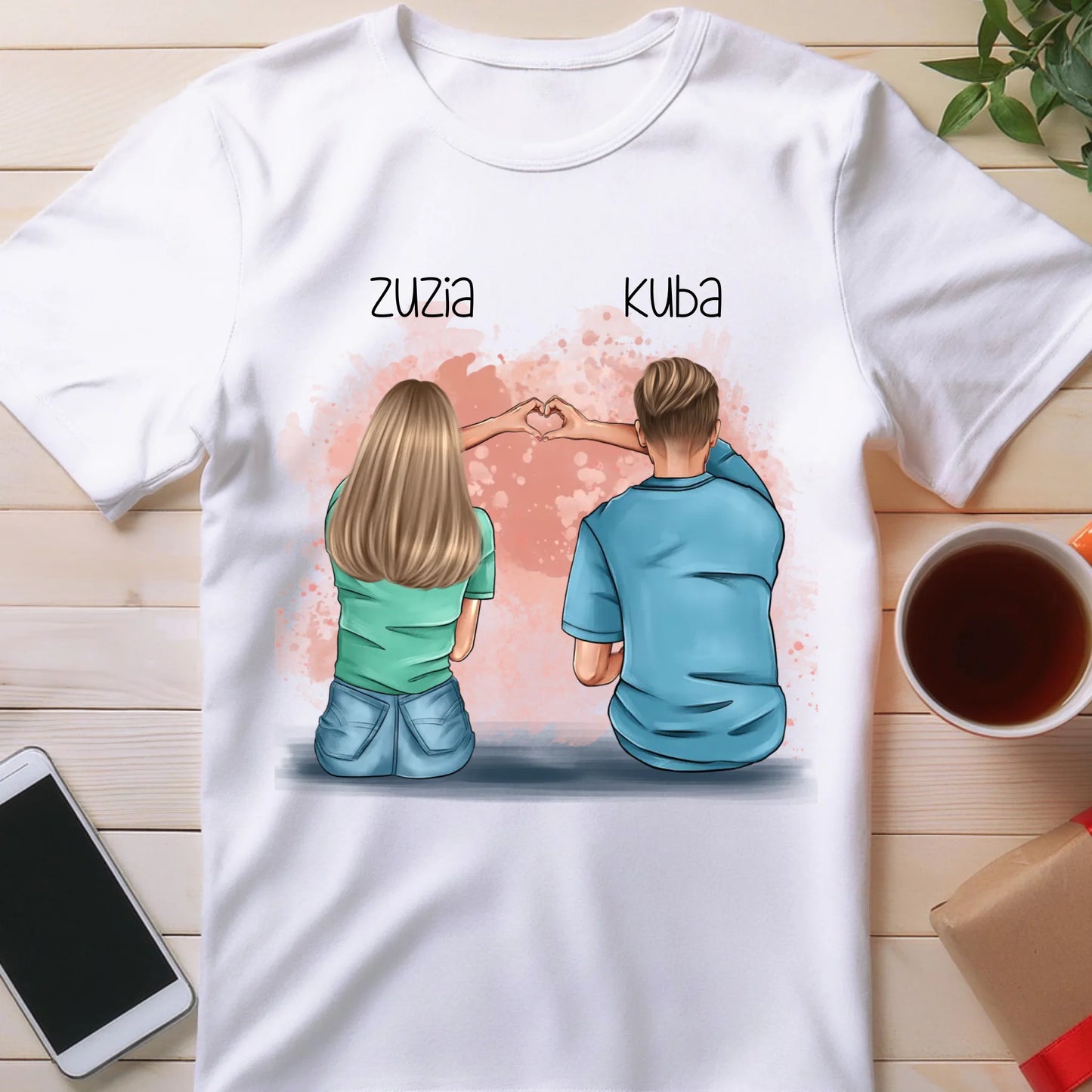 Koszulka personalizowana dla par #52