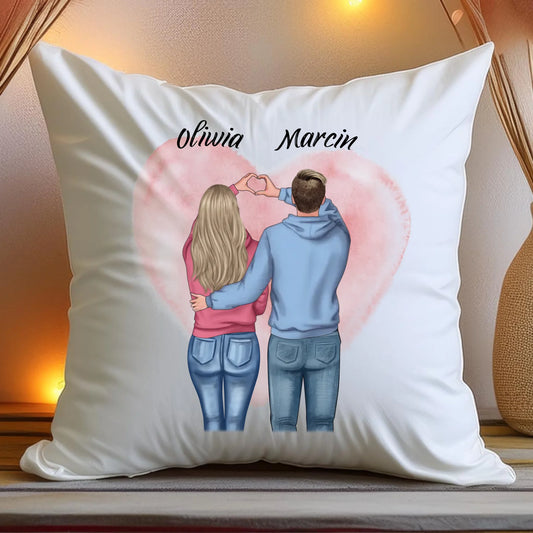 Poduszka personalizowana dla par #53