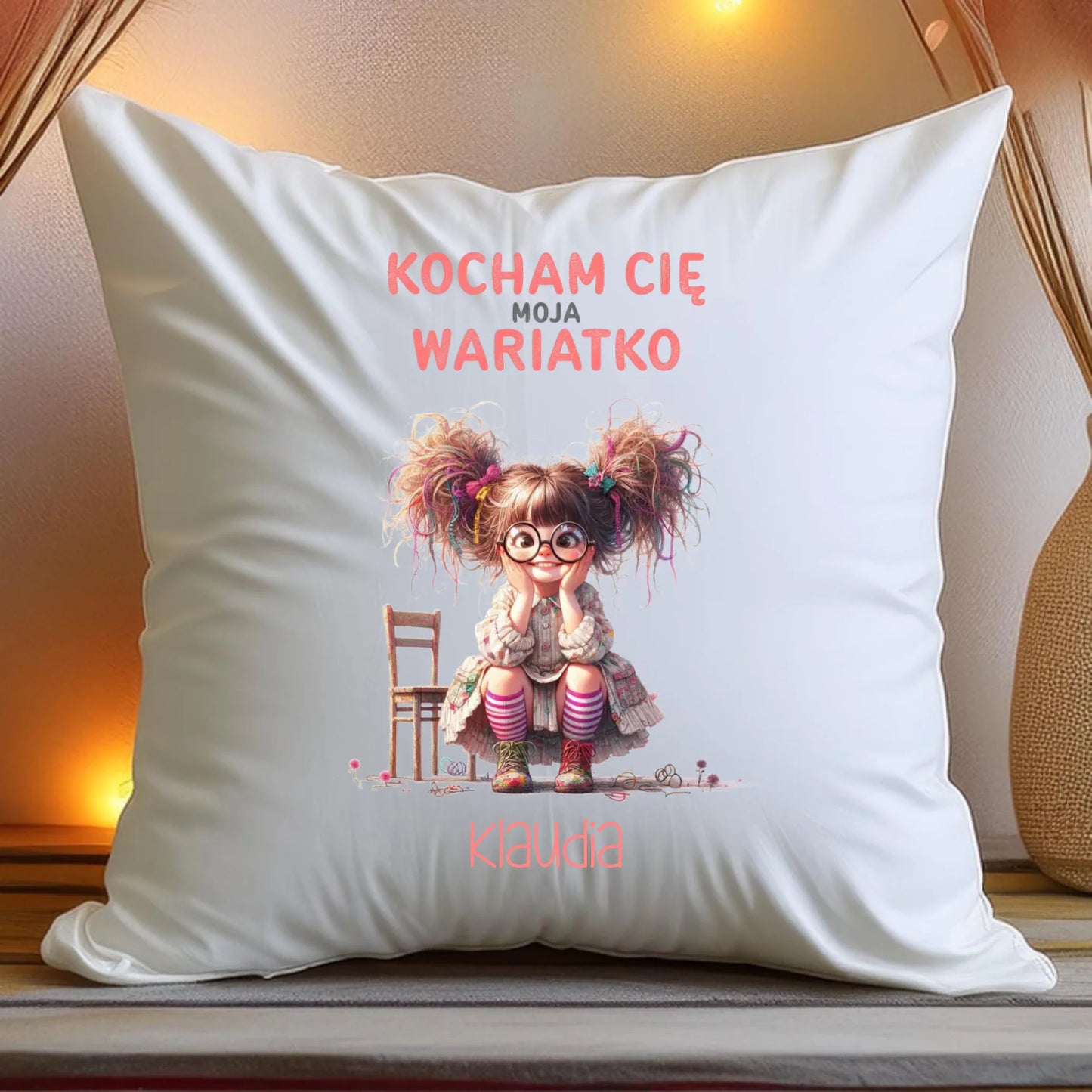 Poduszka personalizowana dla kobiety #510