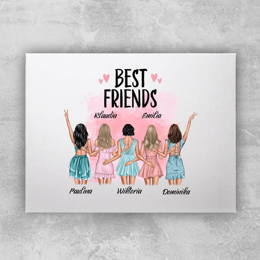 Obraz personalizowany dla przyjaciółek #156