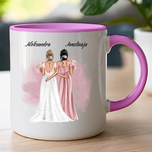 Kubek personalizowany dla przyjaciółek - ślub #141