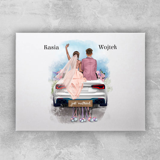 Obraz personalizowany dla par - ślub #523