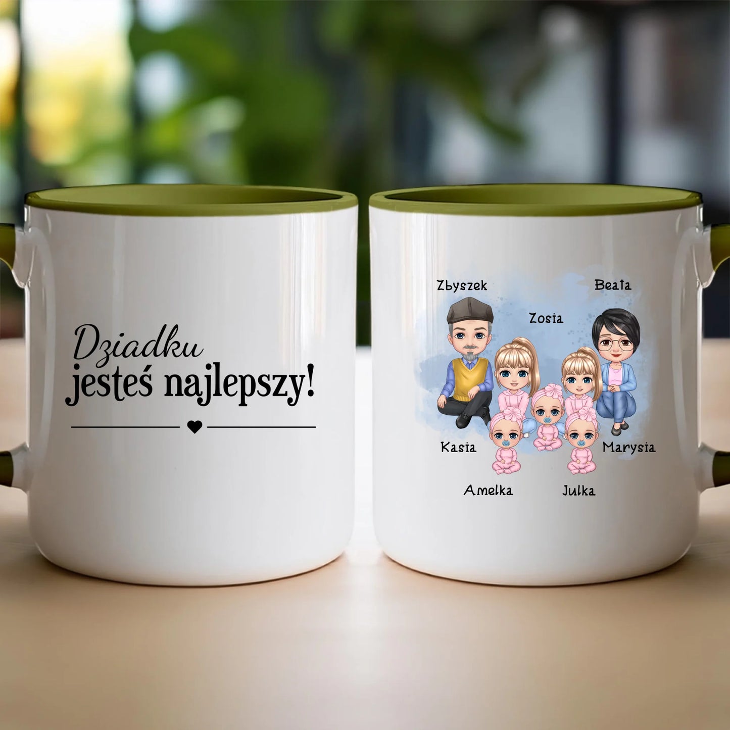 Kubek personalizowany dla babci i dziadka #600