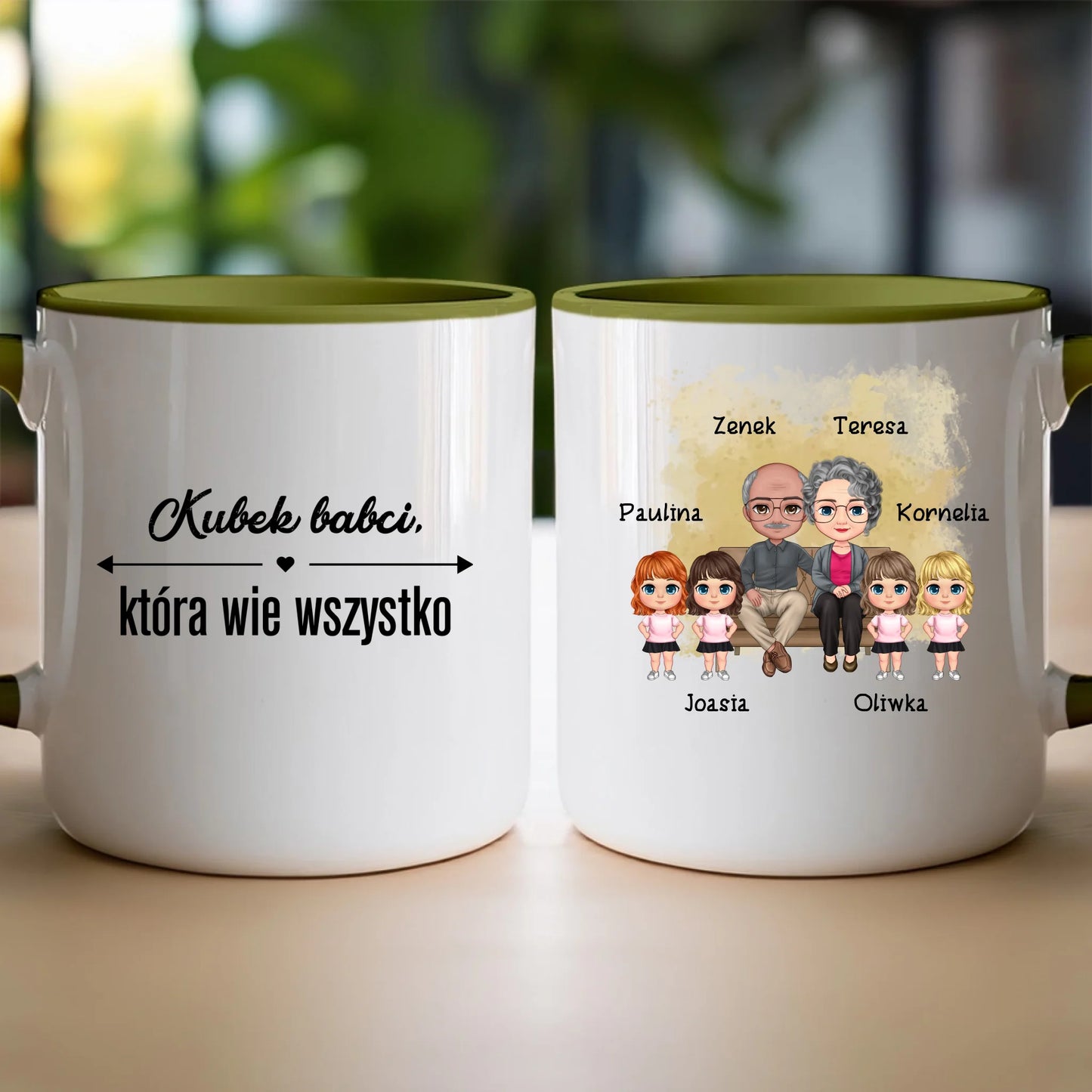 Kubek personalizowany dla babci i dziadka #607