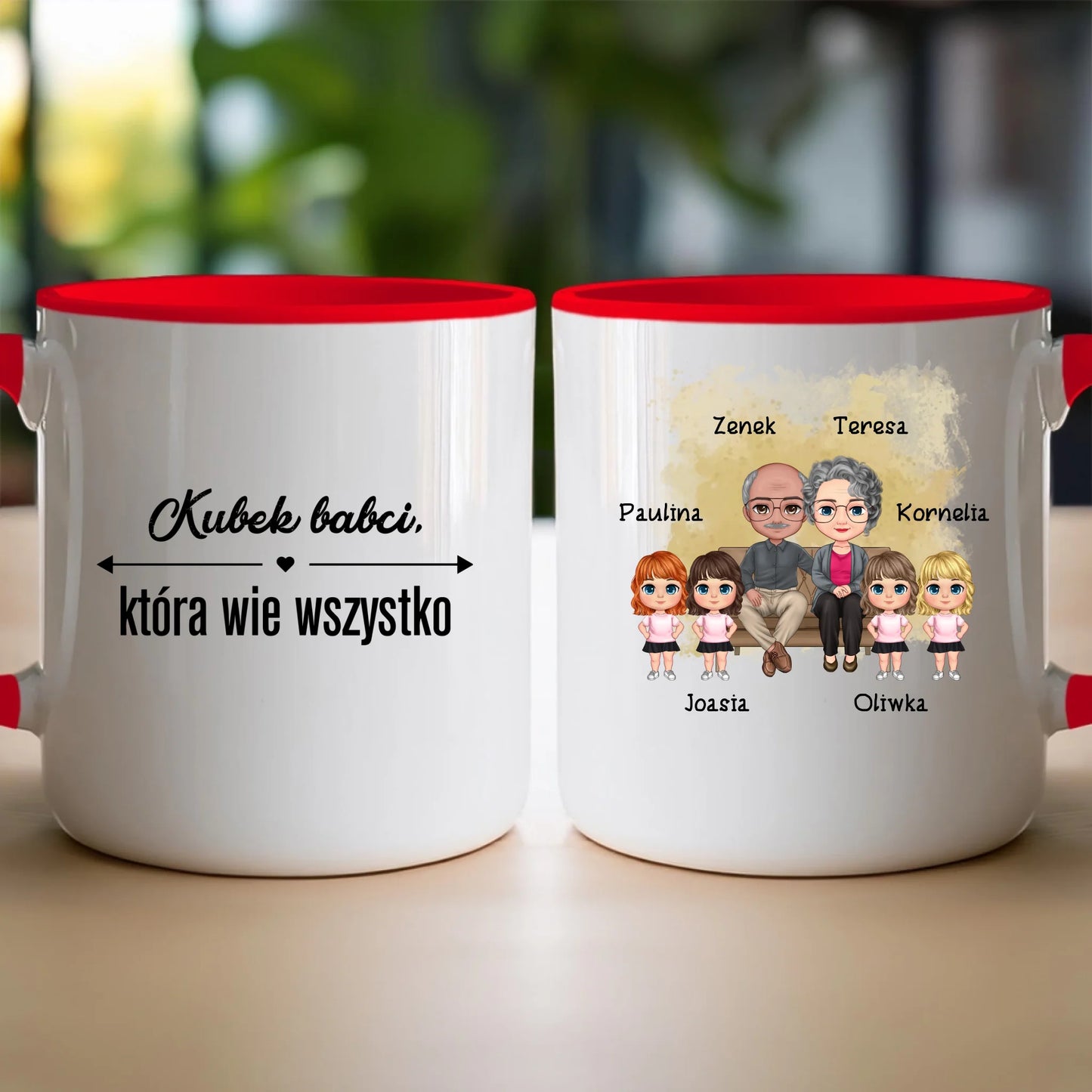 Kubek personalizowany dla babci i dziadka #607