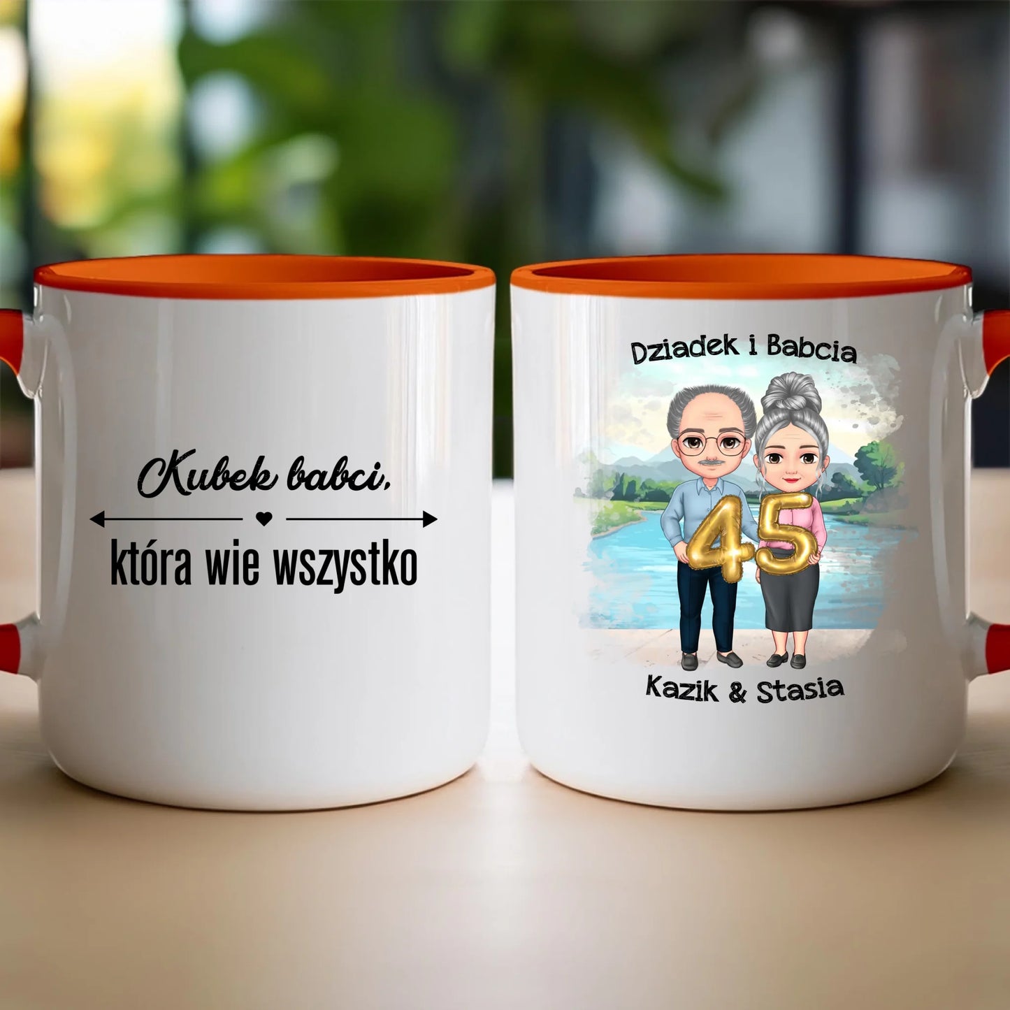 Kubek personalizowany dla babci i dziadka #606