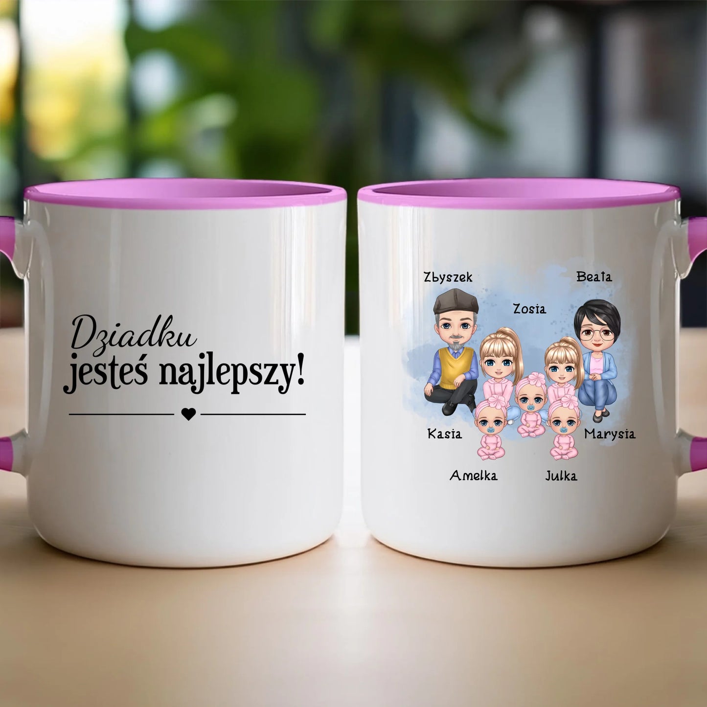 Kubek personalizowany dla babci i dziadka #600