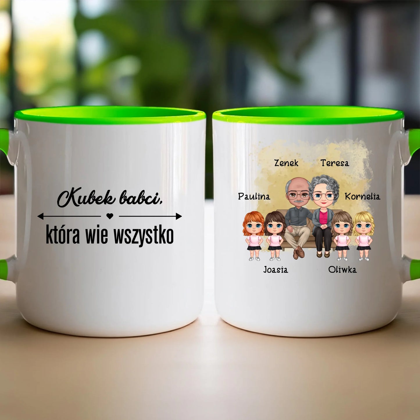 Kubek personalizowany dla babci i dziadka #607