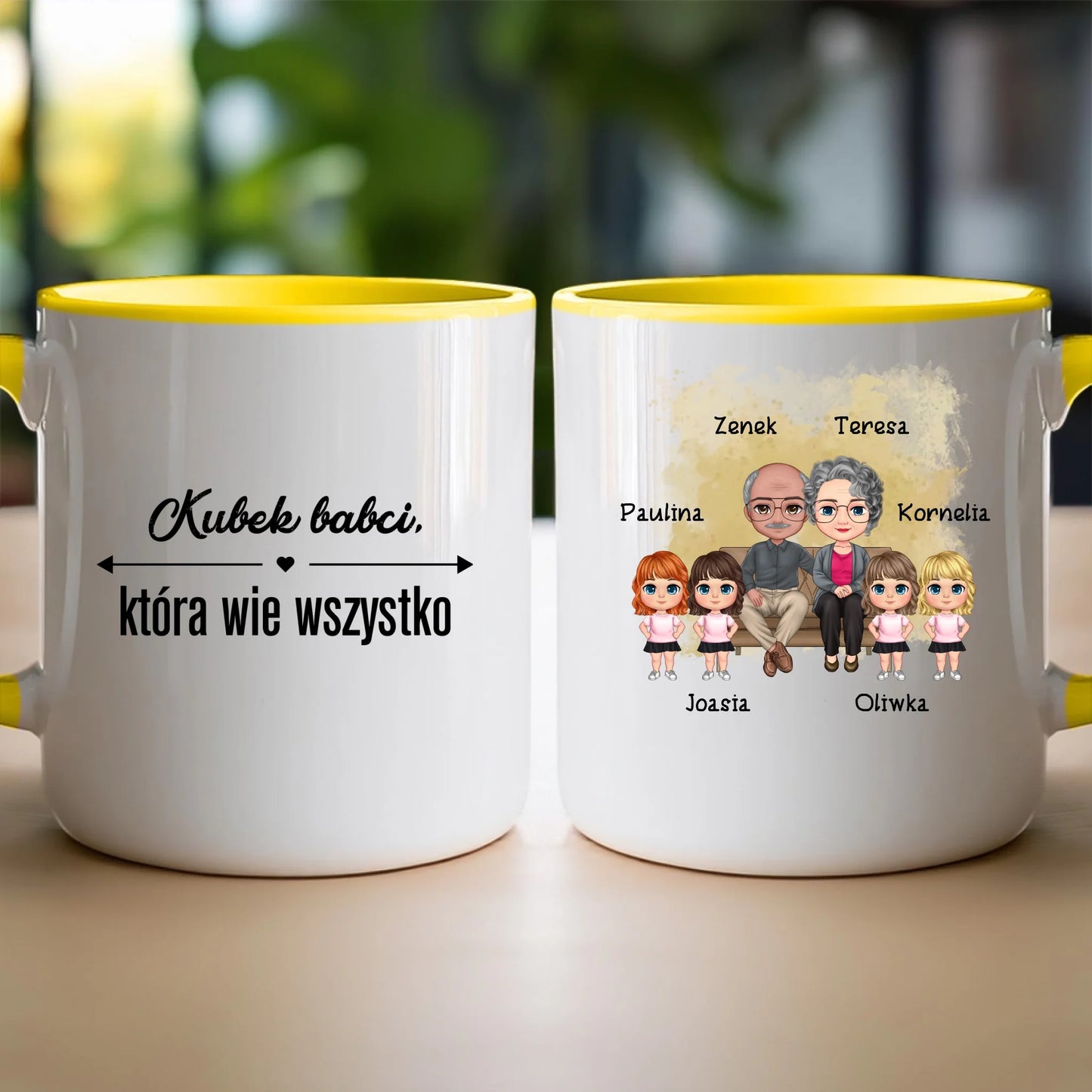 Kubek personalizowany dla babci i dziadka #607