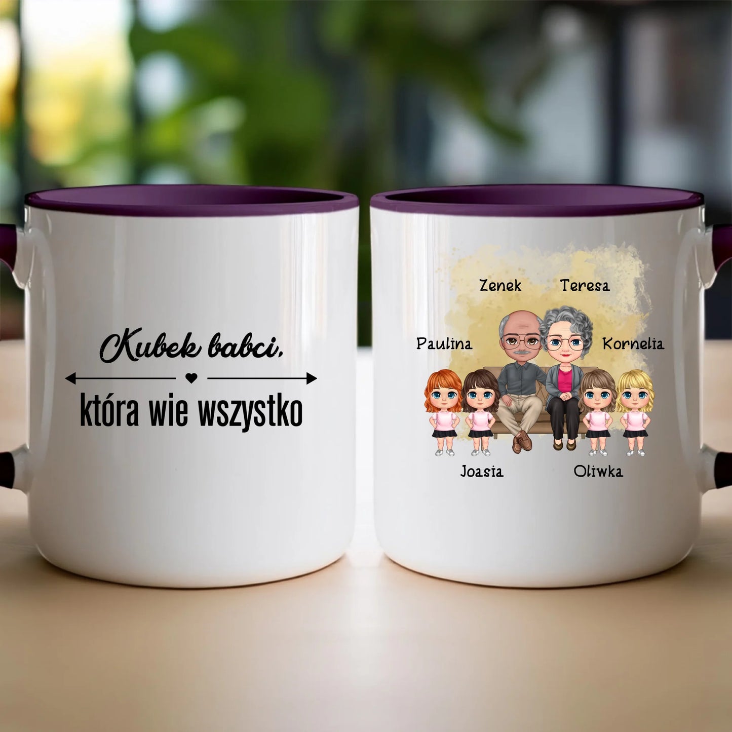 Kubek personalizowany dla babci i dziadka #607