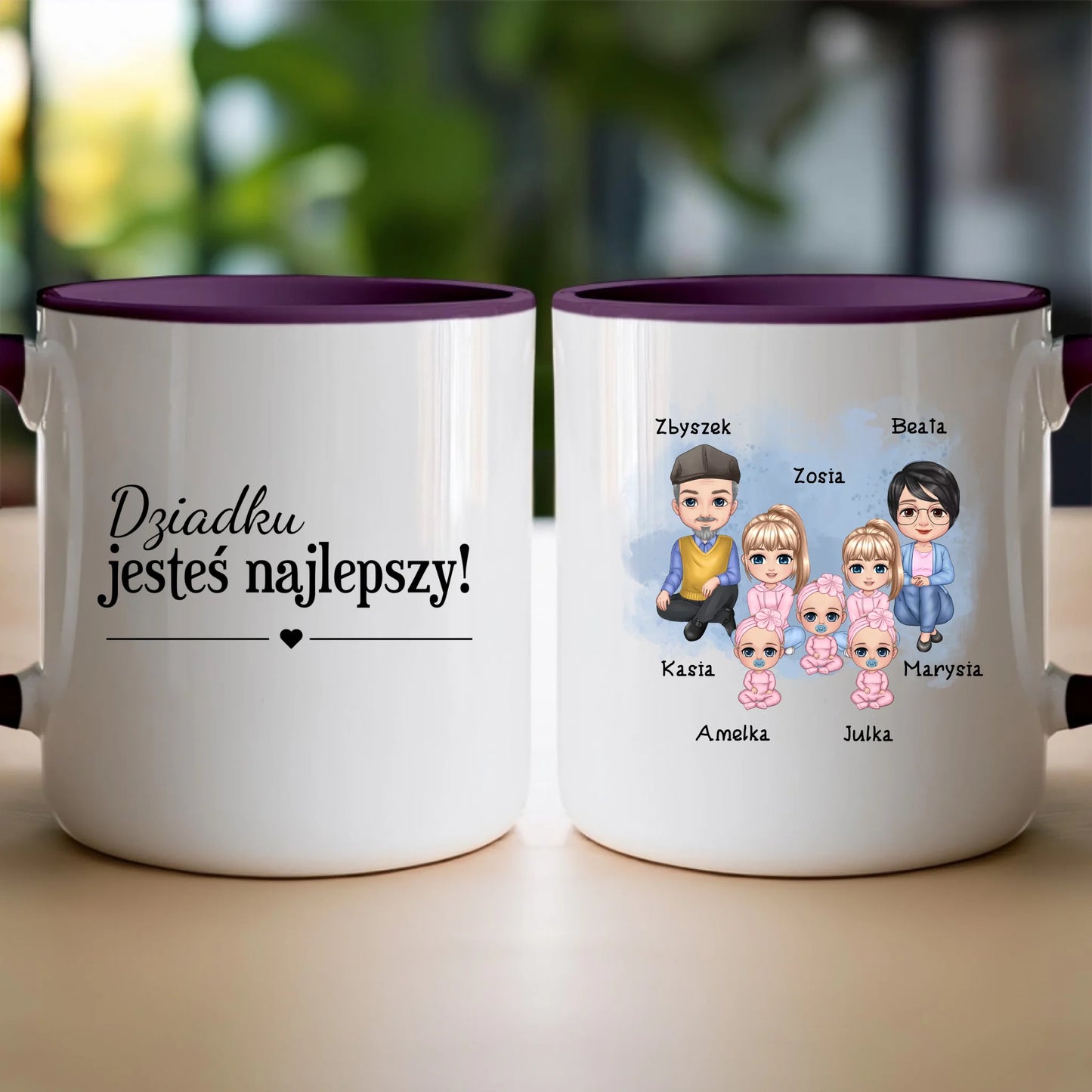 Kubek personalizowany dla babci i dziadka #600