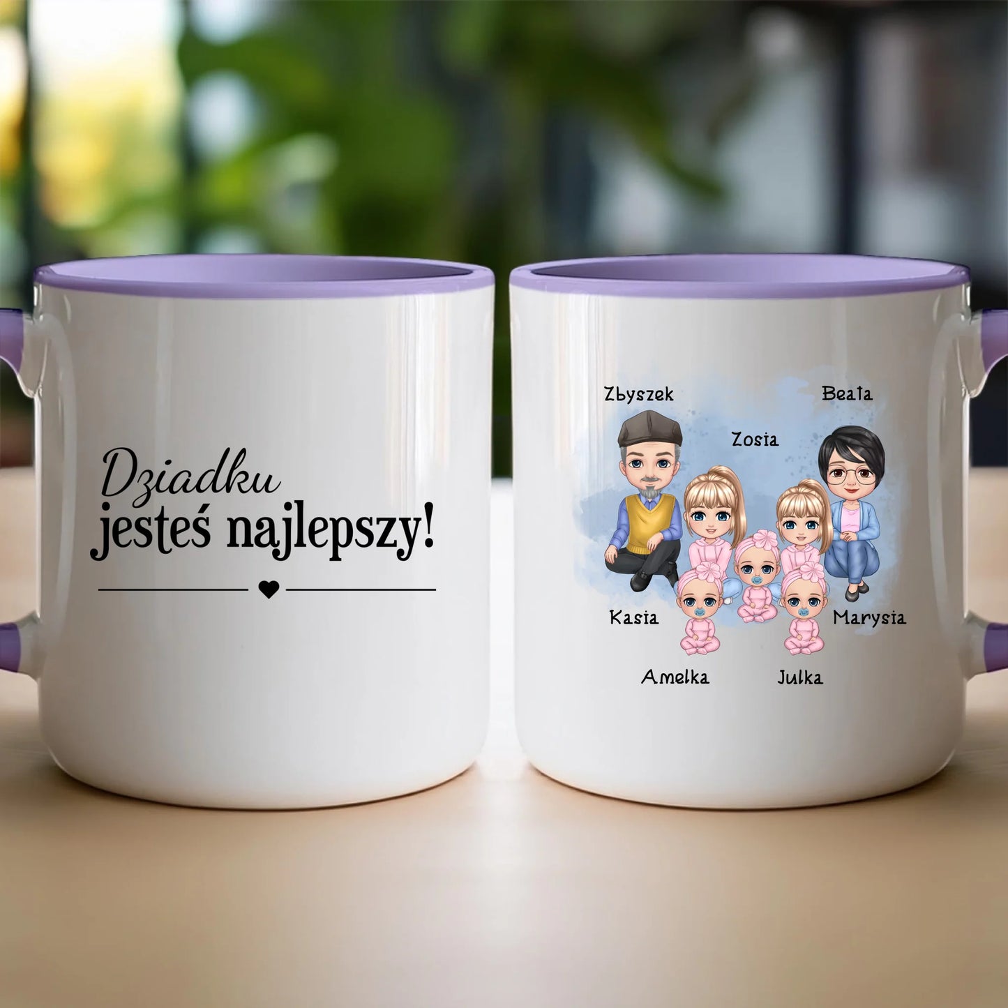 Kubek personalizowany dla babci i dziadka #600