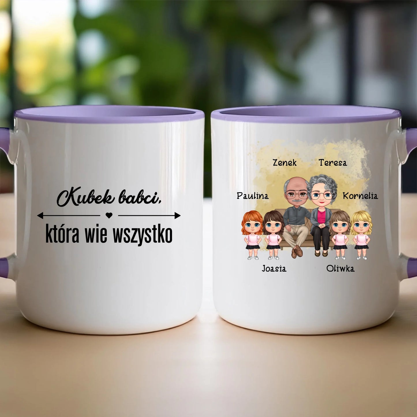 Kubek personalizowany dla babci i dziadka #607
