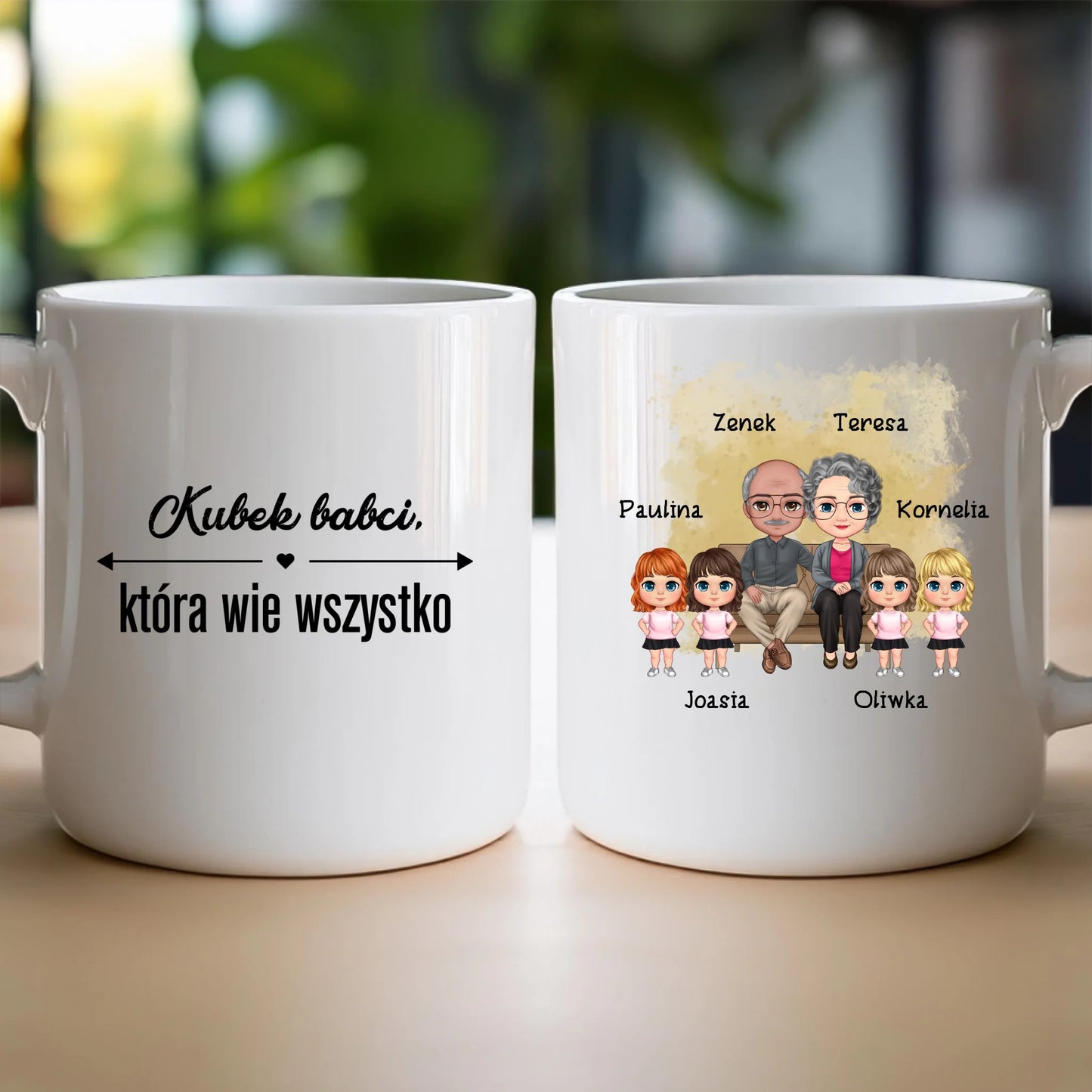 Kubek personalizowany dla babci i dziadka #607