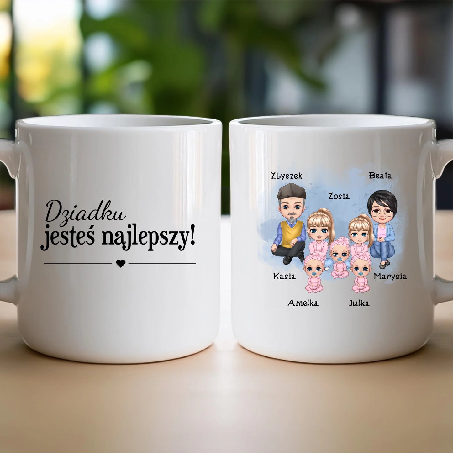 Kubek personalizowany dla babci i dziadka #600