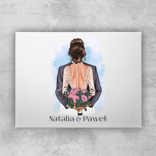 Obraz personalizowany dla par - ślub #63