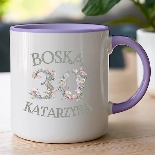 Kubek personalizowany na urodziny - dowolna liczba #5011