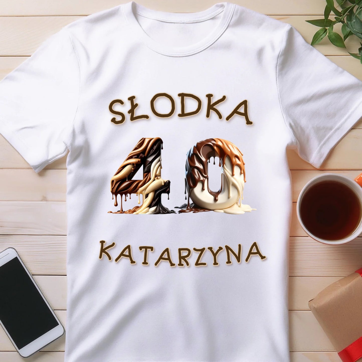 Koszulka personalizowana na urodziny - słodkie liczby #5010