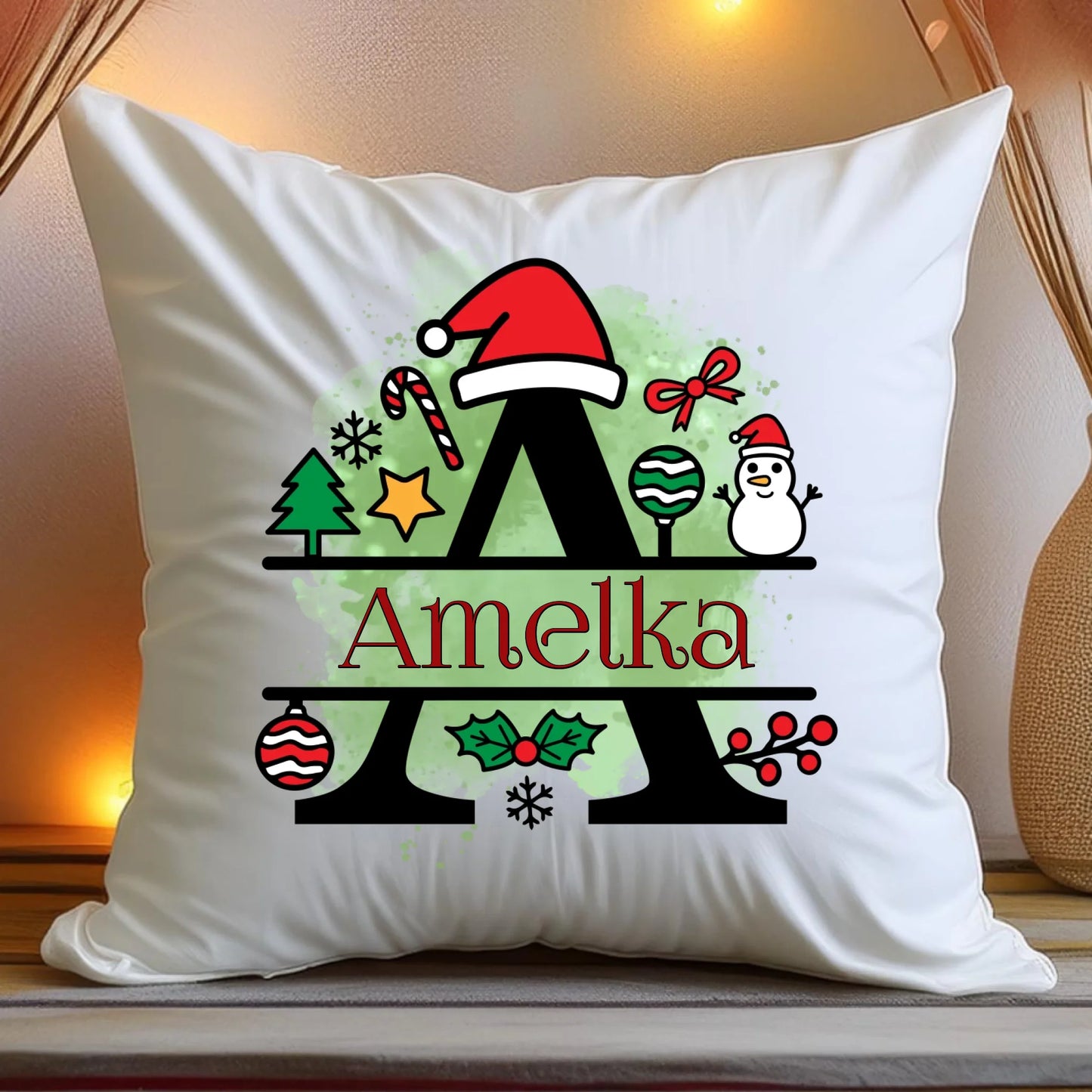 Poduszka personalizowana świąteczna #18