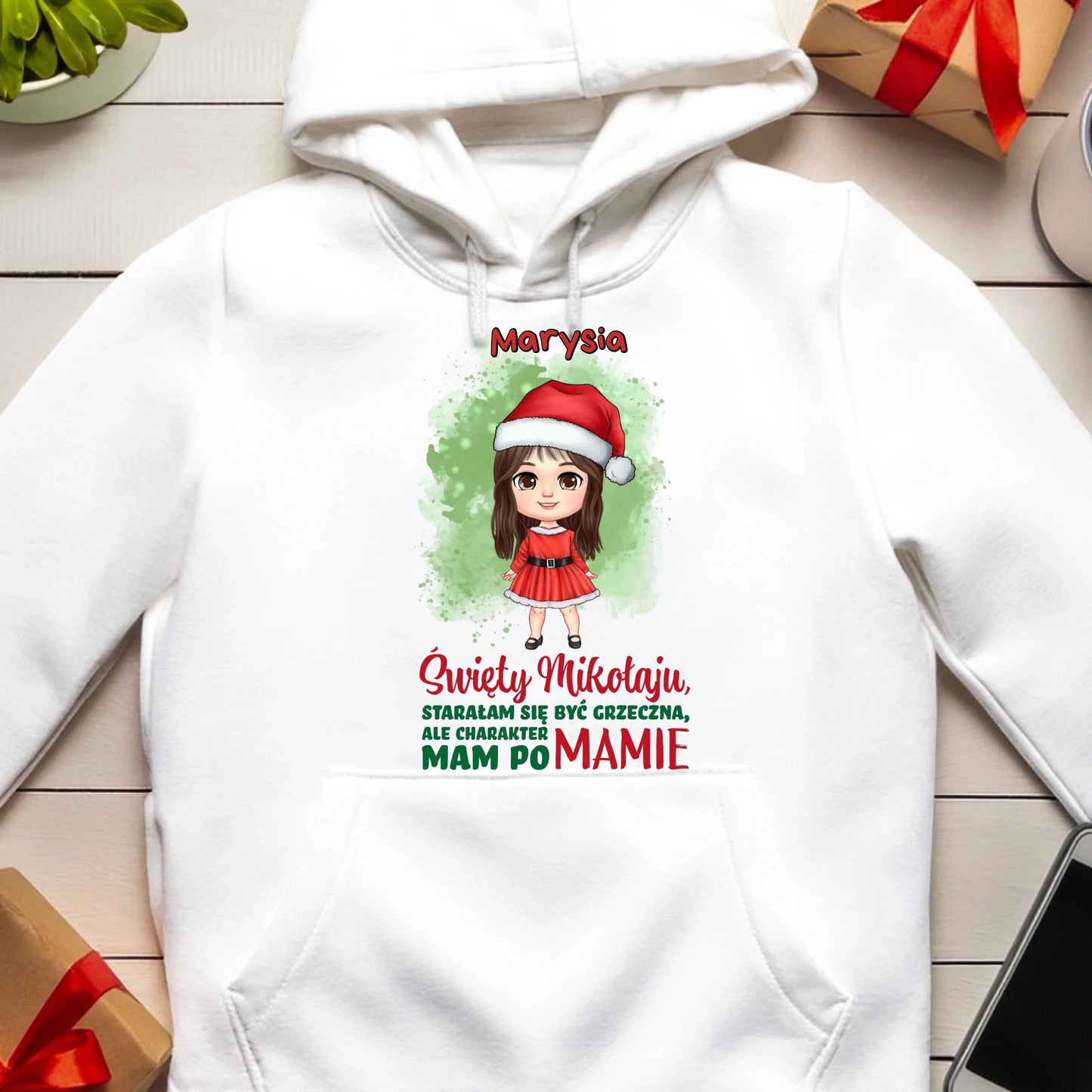 Bluza personalizowana świąteczna dla dziewczynki #90