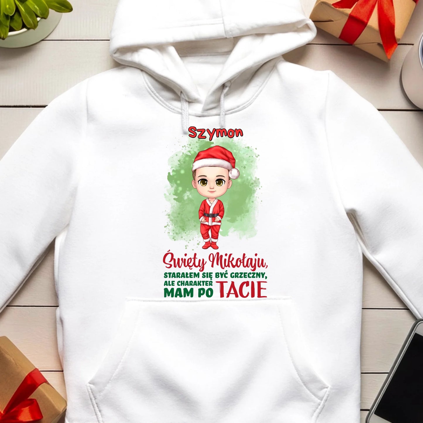 Bluza personalizowana świąteczna dla chłopca #95