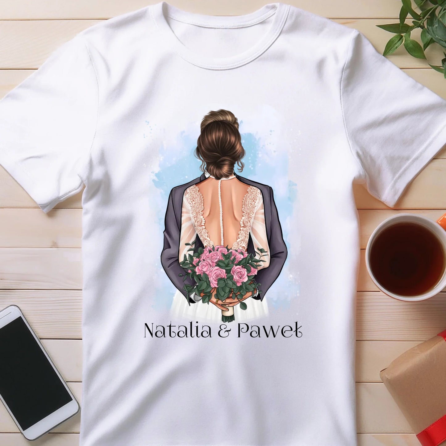 Koszulka personalizowana dla par - ślub #63