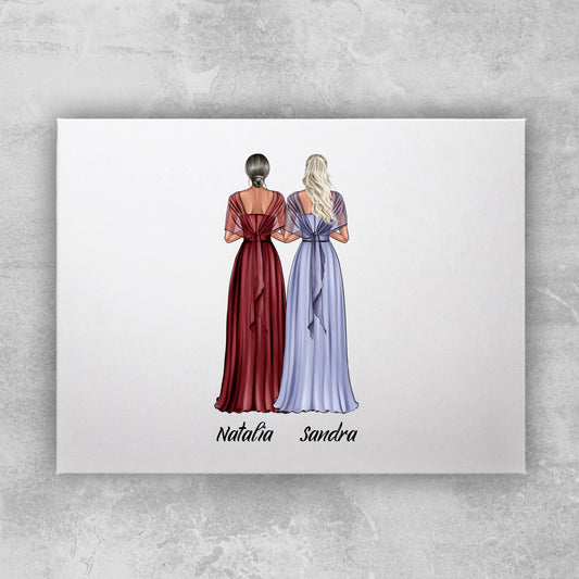 Obraz personalizowany dla przyjaciółek #157
