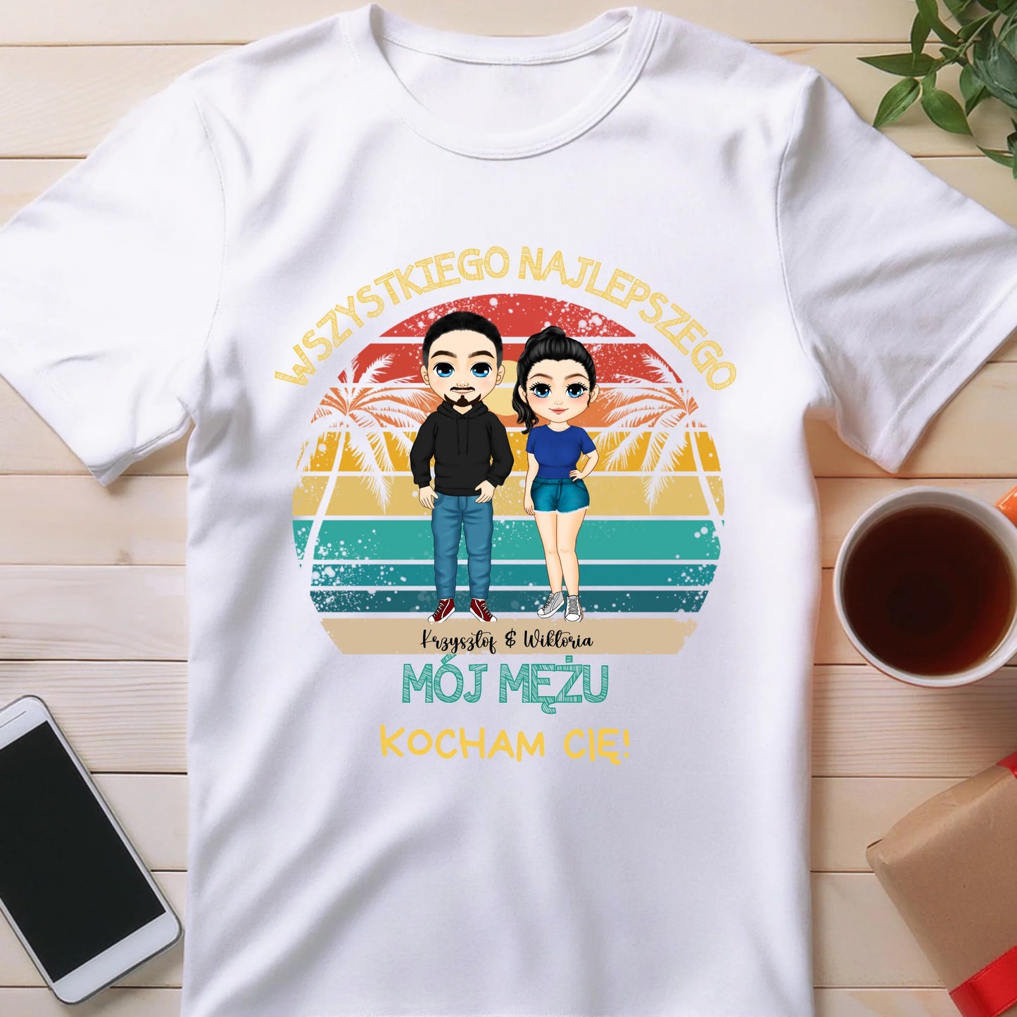 Koszulka dla męża - prezent na rocznicę #1356a