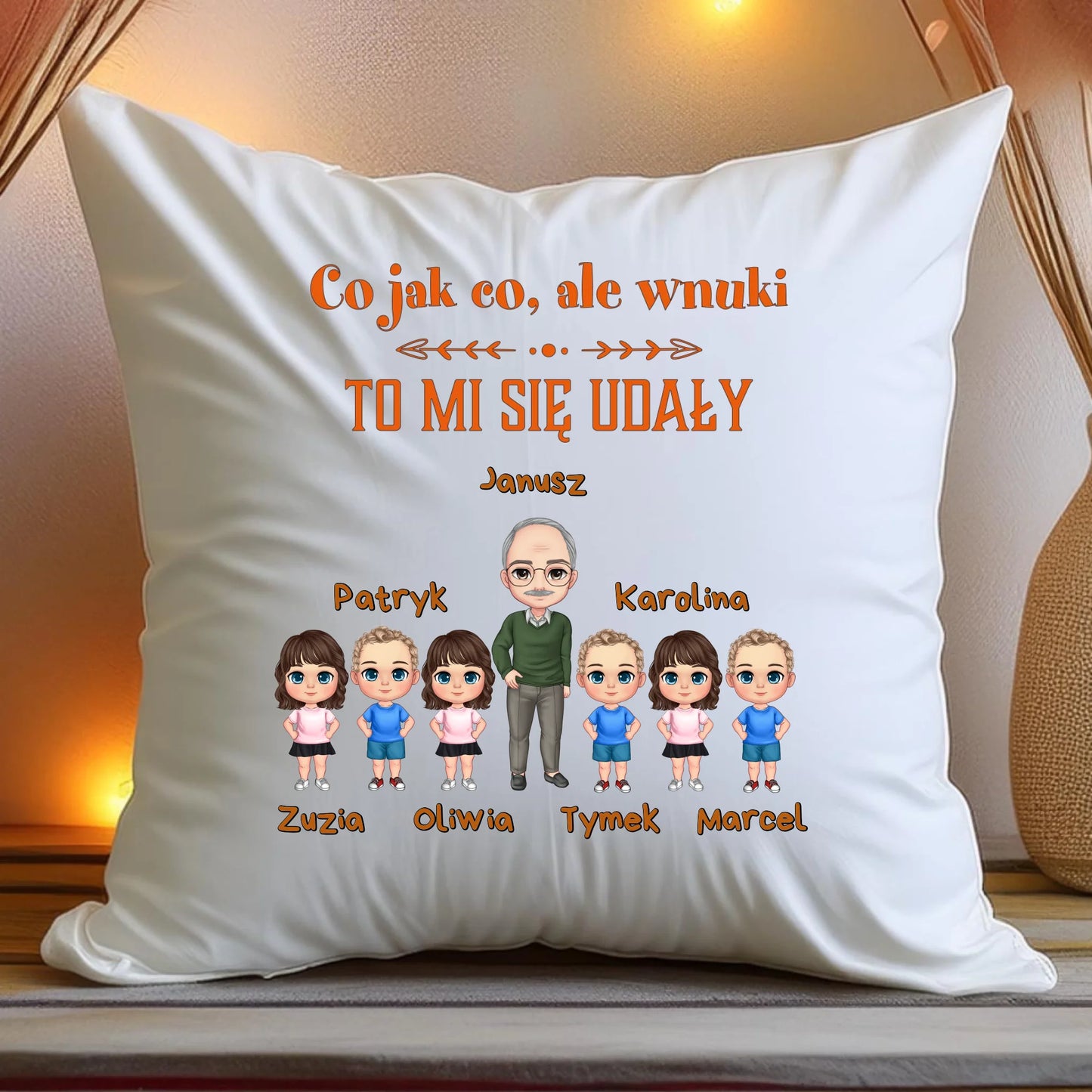 Poduszka personalizowana dla dziadka #260