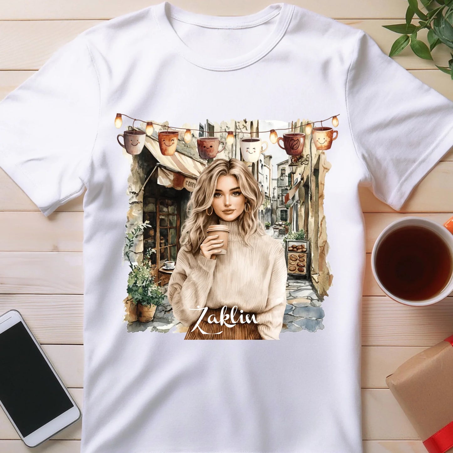 Koszulka personalizowana dla Fanki Kawy #112